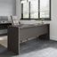 Office By Kathy Ireland Echo 72W Computer Desk In Charcoal Maple