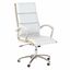Office by Kathy Ireland Echo High Back Leather Executive Chair in White