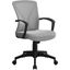 Office Chair In Grey And Black Base On Castors