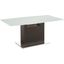 Olivia Dining Table With Gray Oak Base and White Top