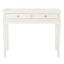 Opal 2Drw Console Table in Distressed White