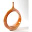 Open Ring Vase In Orange