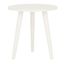Orion Distressed White Round Accent Table ACC5700A