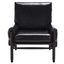 Oslo Mid Century Arm Chair in Black
