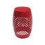 Outdoor Lace Cut Side Table In Red