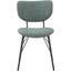 Owen Contemporary Modern Faux Leather Split-Back Upholstered Dining Chair Set of 2 In Jade