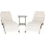 Pacifica Grey and Beige 3-Piece Lounge Set