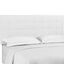Paisley White Tufted Full / Queen Upholstered Linen Fabric Headboard