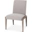 Palisades Cream Upholstery With Solid Wood Armless Dining Chair Set of 2