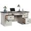 Palladia Executive Desk In Glacier Oak