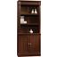 Palladia Library With Doors In Select Cherry