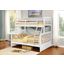 Paloma Twin Over Full Bunk Bed In White