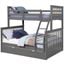 Paloma Twin Over Full Bunk Bed With Matching Trundle In Grey