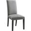 Parcel Light Gray Dining Upholstered Fabric Side Chair