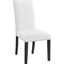 Parcel White Dining Upholstered Fabric Side Chair