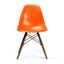 Paris-2 Side Chairs Set of 2 In Orange