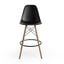 Paris Counter Height Stools Set of 2 In Black and Natural