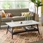 Parker Coffee Table In Off-White/Black