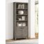 Parker House Tempe Grey Stone 32 Inch Open Top Bookcase