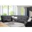 Parker Living Gladiator Cobalt 6 Piece Modular Power Reclining Sectional With Power Headrests And Console With Usb Popup