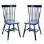 Parker Navy 17 Inch H Spindle Dining Chair Set of 2