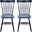 Parker Navy 17 Inch H Spindle Dining Chair
