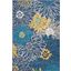 Passion Blue 4 X 6 Area Rug