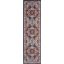 Passion Blue And Multicolor 8 Runner Area Rug