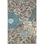 Passion Charcoal And Blue 2 X 3 Area Rug
