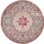 Passion Grey And Multi 8 Round Area Rug