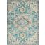 Passion Ivory And Light Blue 4 X 6 Area Rug