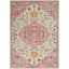 Passion Ivory And Pink 4 X 6 Area Rug