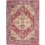 Passion Ivory And Pink 5 X 7 Area Rug