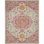 Passion Ivory And Pink 8 X 10 Area Rug