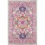 Passion Light Grey And Pink 2 X 3 Area Rug