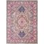 Passion Light Grey And Pink 4 X 6 Area Rug