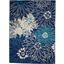 Passion Navy And Ivory 5 X 7 Area Rug