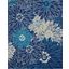 Passion Navy And Ivory 8 X 10 Area Rug
