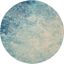 Passion Navy And Light Blue 8 Round Area Rug