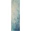 Passion Navy And Light Blue 8 Runner Area Rug