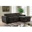 Patty Sectional In Dark Gray