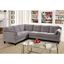 Peever Sectional In Warm Gray