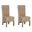 Pembrooke Unfinished Rattan Side Chair Set of 2