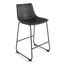 Petra Counter Height Stool with Black Frame Set of 2