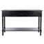 Peyton 3 Drawer Console Table in Black