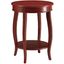 Philibert Red Side Table