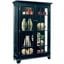 Philip Reinisch Co Color Time Monterey Two-door Display Cabinet In Pirate Black