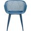 Piazza Modern Blue Outdoor Chairs Set of 2
