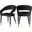 Picasso Way Black Velvet Dining Chair