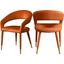 Picasso Way Cognac Velvet Dining Chair